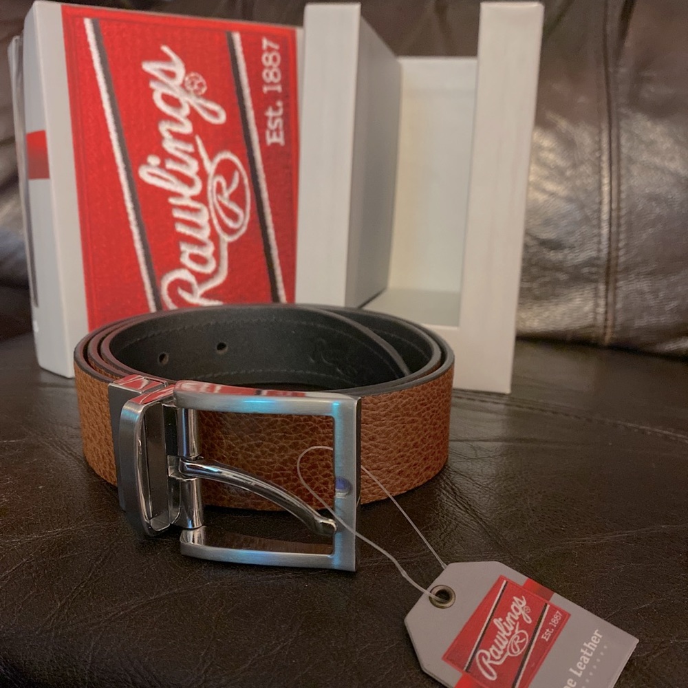 Men’s brand new leather Rawlings belt size 32
